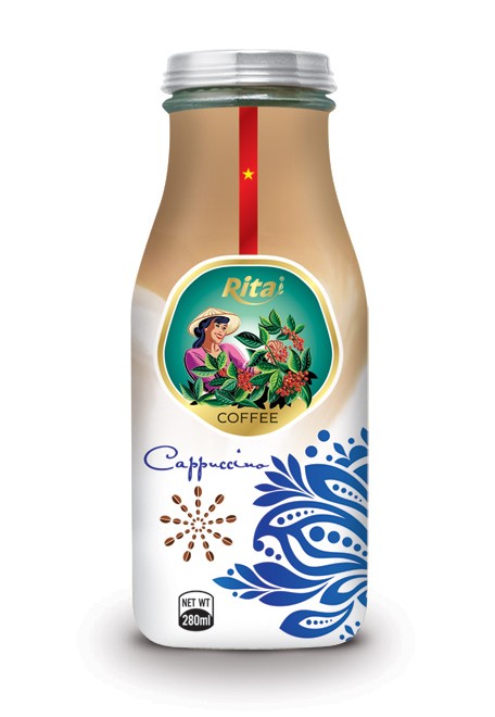 280ml Cappuccino Coffee Glass bottle